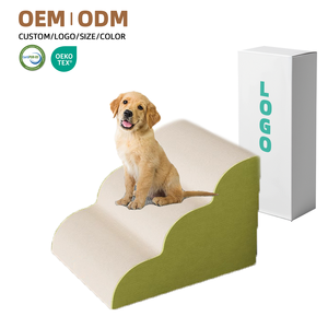 OEM ODM lüks bellek köpük köpek merdiven özel <span class=keywords><strong>Pet</strong></span> rampa kedi adımları ile su geçirmez çıkarılabilir kapak - Product Image 1