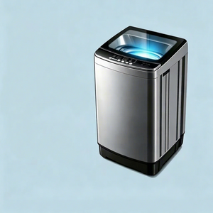 8.5kg Automatic <b>Top</b> <b>Load</b> All-In-One Washer/Dryer Energy-Saving Class English Interface Single Tub Electric Household Stainless - Product Image 1