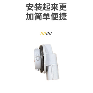 Kia Turn Signal <b>Socket</b> Connector 92160-3C000 4 <b>Pin</b> Gray Plastic Copper Contact Auto Use - Product Image 3