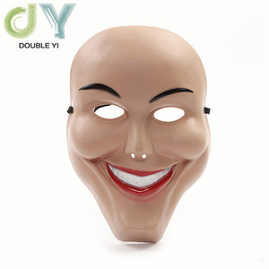 Masque facial souriant <span class=keywords><strong>d</strong></span>'Halloween, masque de cosplay sur le thème du <span class=keywords><strong>film</strong></span> <span class=keywords><strong>d</strong></span>'<span class=keywords><strong>horreur</strong></span> - Product Image 4