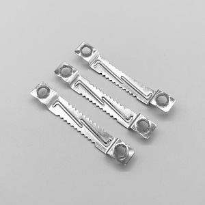 Aluminum Double <b>Hook</b> Hanger 7-Shaped Serrated Rectangle Wall Mounted <b>For</b> <b>Picture</b> <b>Frames</b> Behind Doors - Product Image 3