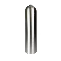 Réservoir d'oxygène 8L Cylindre en aluminium Réservoir de plongée sous-marine portable léger sans pédalier
