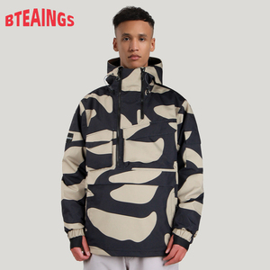 Combinaison de <span class=keywords><strong>ski</strong></span> à capuche et fermeture éclair pour <span class=keywords><strong>femme</strong></span>, haut pour planche à voile simple/double, imperméable, chaude, <span class=keywords><strong>veste</strong></span> multi-poches pour homme, vêtement de couple - Product Image 6