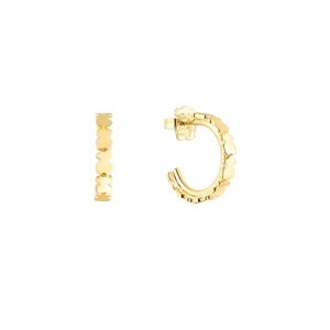 Pendientes de botón chapados en oro de alta calidad, superventas 2026, con forma de oso adorable y piedra natural brillante para aniversario - Product Image 5
