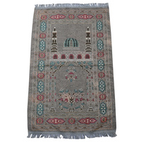 Tapis de prière musulman tissé fleur conception turque prière Sajjadah tapis de voyage pliable cadeau islamique tapis de prière