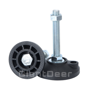 Piedini di livellamento in acciaio inossidabile con Base in Nylon personalizzato placcato in ferro zinco che livella il piede placcato in nichel - Product Image 2