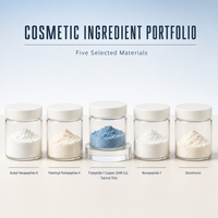 Poudre de Tripeptide-1 de Cuivre GHK-Cu, matière première cosmétique, pureté 99%, qualité cosmétique pour la formule de soin de la peau