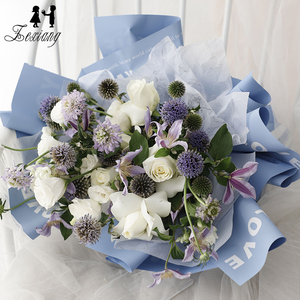 Sinh thái thân thiện Hot Bán Matte Hàn Quốc giấy gói bó hoa bao bì giấy - Product Image 2