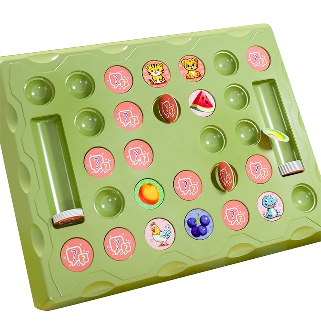Two-player Battle Game Fruit Animals Flipped Chess Parent Interactive Puzzle Logical Reasoning Game Supperzzle Chess Board Game