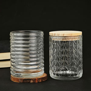 Décoration nordique personnalisée <span class=keywords><strong>Pot</strong></span> à bougie classique promotionnel Conteneurs à bougie vides transparents et épais Porte-gobelets <span class=keywords><strong>Petit</strong></span> <span class=keywords><strong>pot</strong></span> à bougie - Product Image 4