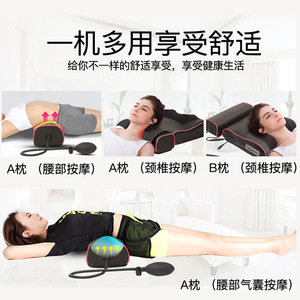 Massage Pillow Electric Heating Massage Neck Shoulder Waist Leg Full Body <b>Usb</b> Powered Home Use - Product Image 4