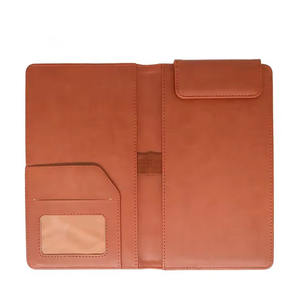 Vendita calda su misura di stampa a caldo Logo Guest Check Presenter in pelle a buon mercato all'ingrosso ristorante cartella fattura, titolare della fattura - Product Image 1