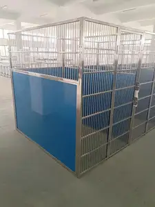Customized Wholesale High Quality Kennel Stainless Steel Pet Dog Cage Dog Kennel Runs Outdoor Indoor Heated Dog Kennel