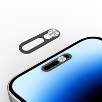 Cache-caméra avant pour la protection de la vie privée, compatible avec Phone16/16pro, vente en usine, protecteur d'objectif d'appareil photo pour iPhone