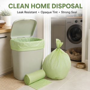 OEM ODM Wholesale Biodegradable <b>Compostable</b> Plastic Trash Bag on Roll - Product Image 2