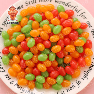 Guter Geschmack Mehrfarbig 1kg Knusprige Gummi bonbons Süße Regenbogen Halal Chewy <span class=keywords><strong>Candy</strong></span> Bulk Jelly Beans - Product Image 3