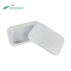 Cpet Airline Heated Lunch Box Microwave Oven Heating Plastic Box Cpet Square Fast Food Box Packing Cpet Tray