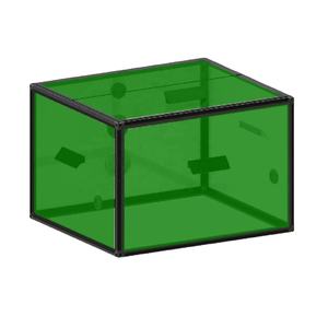 Fenêtres acryliques de sécurité de laser d'EN12254 PMMA pour l'échantillon 10x10cm de Protection de découpeuse de laser de fibre - Product Image 2