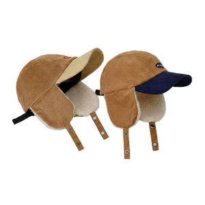 Premium Custom Logo Corduroy Baseball <b>Cap</b> Unisex <b>Winter</b> Warm Sports Hat Adjustable Metal Buckle - Product Image 5