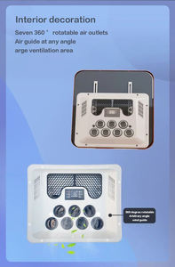 Mini 12V 24V alimentado por batería estacionamiento eléctrico 12V/24V estacionamiento camión carretilla elevadora Tractor aire acondicionado - Product Image 4