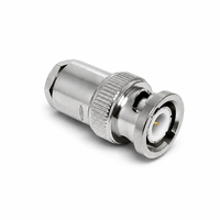 Connecteur BNC mâle de haute qualité, connecteur à sertir pour câble coaxial RF, pour câble de communication RG58