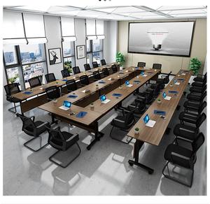 Đào Tạo Hiện Đại Phòng Nội Thất Văn Phòng Bảng Văn Phòng Bàn Lật Top Đào Tạo Bàn Gấp Bánh Xe Hội Nghị Có Thể Gập Lại Cuộc Họp Bảng - Product Image 4