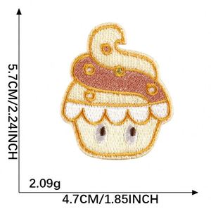 Patch brodé auto-adhésif pour ordinateur, motifs mignons (aliments, pain, œuf, poisson, avocat) pour coque de téléphone, sac, vêtements, décoration - Product Image 4