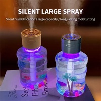 USB Portable 300ML Micro Paysage Veilleuse Timing Spray Humidificateur Ultrasonique Voiture Purificateur D'air Aromathérapie Usage Domestique YS