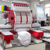 Machine à broder industrielle robuste à 15 aiguilles pour toile et denim