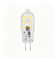 Ampoule LED G4 en forme de maïs AC/DC 12V 1.5W CE UKCA 180LM sans scintillement, lampe bi-prise 360 degrés pour lustre et applique murale domestiques