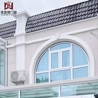 Ventana de Diseño Francés con Marco Horizontal de Aleación de Aluminio Reforzado, Estabilidad Estructural, para Sala de Estar y Baño de Villas de Gran Altura
