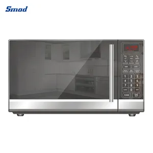 110V 0.7 Cuft Stainless Tabletop Digital Microwave Oven With Grill