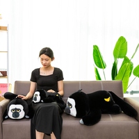 Jouet en peluche mascotte singe capuchin blanc visage blanc personnalisé en peluche d'animal de la jungle