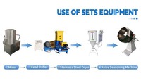 Machine de séchage de granulés d'aliments pour poissons flottants, déshydrateur d'aliments pour animaux de compagnie, déshumidificateur, machine de séchage de granulés en plastique HJ-G100