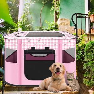 Box per animali domestici portatile, gioco di esercizi pieghevole tenda cuccia per cucciolo di cane Yorkie gatto coniglietto, ottimo per camma da viaggio all'aperto - Product Image 5