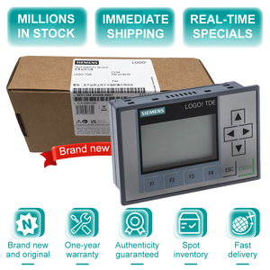 คอนโทรลเลอร์ Siemens รุ่นใหม่แท้ จอแสดงผล TDE แบบตัวอักษร 2 พอร์ต Ethernet ตัวควบคุม PLC สำหรับการเขียนโปรแกรม 6ED1055-4MH08-0BA1 สำหรับ LOGO 8 - Product Image 5