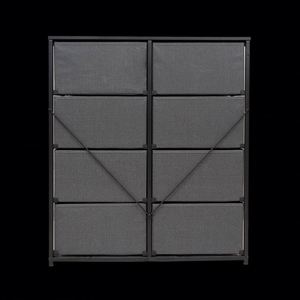 Modern Durable Living Room Fabric <b>Cabinets</b> with 8 Drawers Freestanding Design - Product Image 3