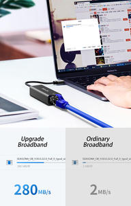 Adaptateur convertisseur MT-VIKI type <span class=keywords><strong>c</strong></span> <span class=keywords><strong>usb</strong></span> vers rj45 cat 5e/6 ethernet <span class=keywords><strong>lan</strong></span> 2500Mbps - Product Image 5