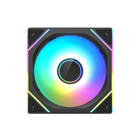 Ventilateur de refroidissement PC à roulement à billes ARGB RGB blanc 200x200x60mm pour radiateur de refroidissement liquide, boîtier d'ordinateur avec dissipateur thermique en plastique
