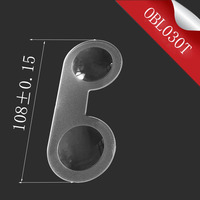 Obest S3402L 30mm Flat Shape Plano-convex Lens for Optical Equipment 3D VR OEM