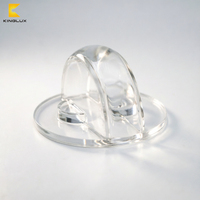 Lentilles optiques LED en verre borosilicate à faisceau étroit 5 degrés IP66 OEM pour éclairage de fenêtre