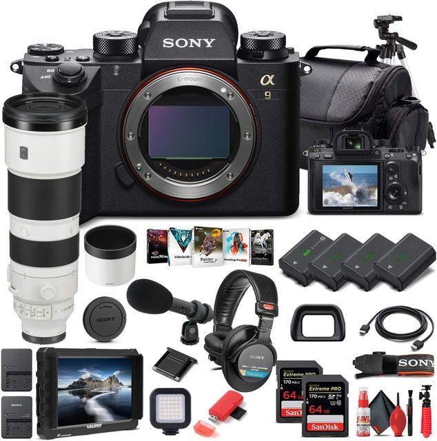 OEM A9 III Mirrorless 8K Video Camera 70-200mm F/2.8 II Zoom Lens 41x-63x Optical Zoom CMOS Sensor Dual Stabilization SD