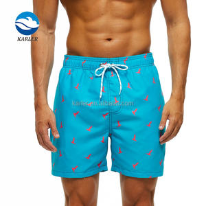 الصيف سريعة الجافة ملابس السباحة المخصصة الرجال رخيصة سراويل قصيرة الرجال السباحة جذوع مجلس شورتات للبحر - Product Image 5