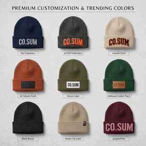 Berretto Invernale Personalizzato con Etichetta Privata, Piccolo MOQ, Lavorato a Maglia con Effetto Vissuto, a Righe, con Risvolto, Stile Streetwear Y2K, Unisex per Uomini e Donne - Product Image 5