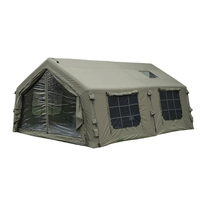 Tente de camping familiale gonflable quatre saisons, facile à monter, étanche, plus de 3000 mm, une chambre, abri extérieur portable rapide