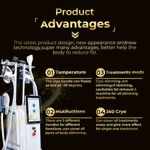Appareil de <span class=keywords><strong>Cryolipolyse</strong></span> 360 à 8 Poignées pour la Réduction des Graisses, Équipement de Cryothérapie pour le Corps, Appareil de Cryo-Sculpture Corporelle pour Spa - Product Image 4
