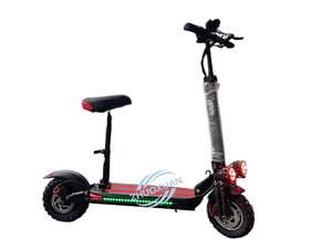 Trottinette électrique pliable personnalisable pour adultes, roues de 11 pouces, propulsion simple/double, 1200W/2400W, 48V, en alliage d'aluminium - Product Image 2