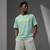 BlessTop T-shirt de sport pour homme à séchage rapide, respirant, camouflage, manches courtes, pour la course à pied et les activités de plein air