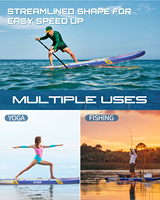 Planche de surf gonflable en PVC écologique avec logos personnalisés, économique, certifiée CE, haute capacité de charge, pompe manuelle, pour enfants