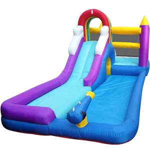 Customizable PVC Material Outdoor Adult Commercial Giant Inflatable Water <strong>Slide</strong> Cheap Backyard <strong>Slide</strong> with <strong>Swimming</strong> <strong>Pool</strong> - Product Image 2